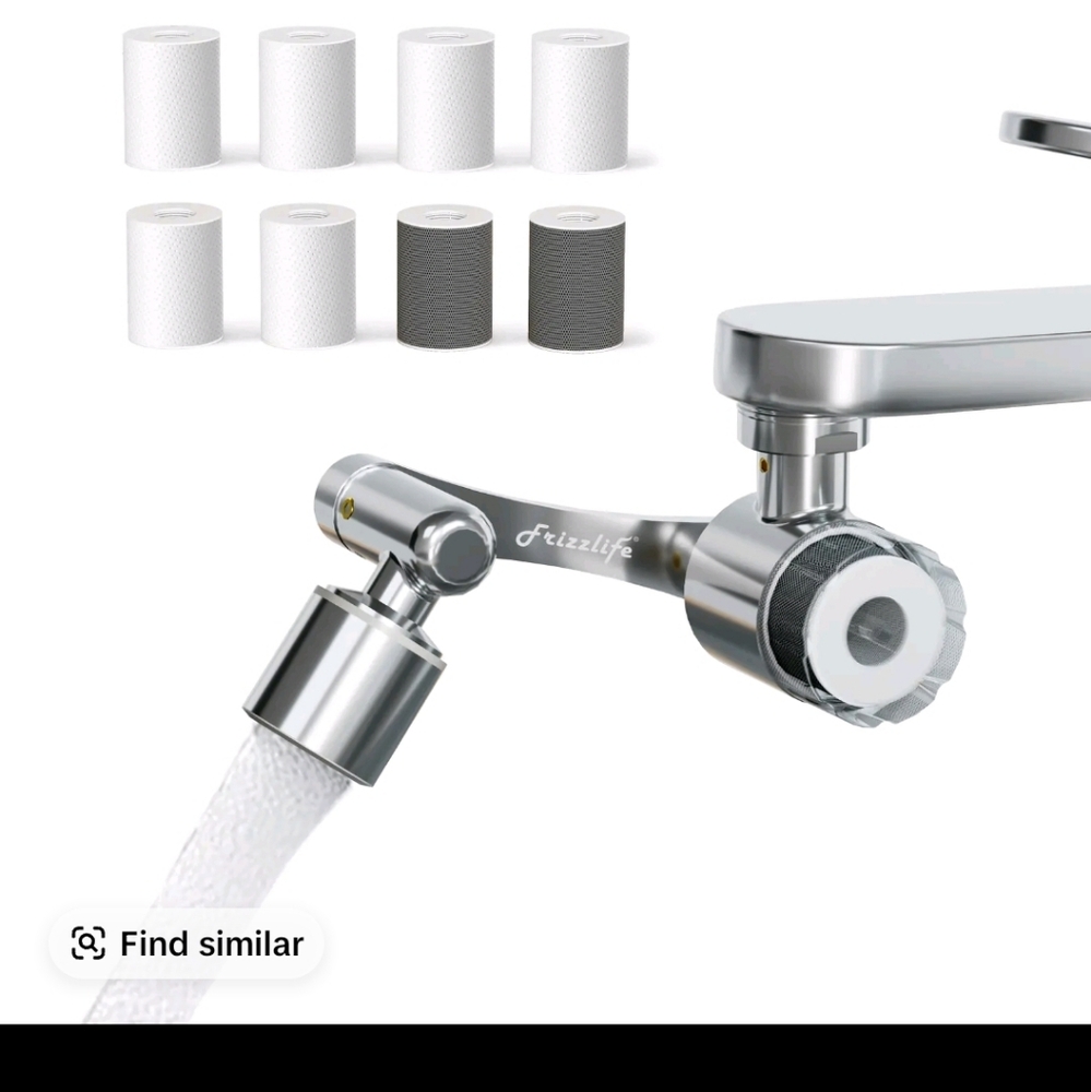 Silver Water Filter Faucet